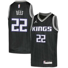 Sacramento Kings #22 Archie Dees Jersey -Black