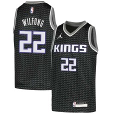 Sacramento Kings #22 Win Wilfong Jersey -Black