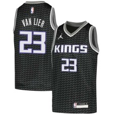 Sacramento Kings #23 Norm Van Lier Jersey -Black