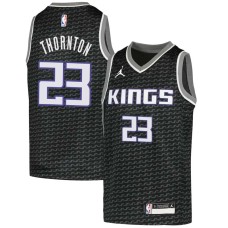 Sacramento Kings #23 Marcus Thornton Jersey -Black