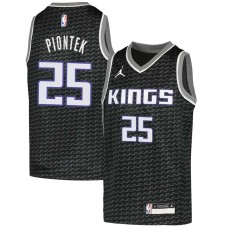 Sacramento Kings #25 Dave Piontek Jersey -Black