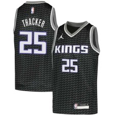 Sacramento Kings #25 Tom Thacker Jersey -Black