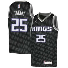 Sacramento Kings #25 Jim Eakins Jersey -Black