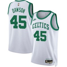 Boston Celtics #45 Tony Dawson Jersey -White Classic