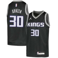 Sacramento Kings #30 Bob Arnzen Jersey -Black