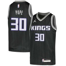 Sacramento Kings #30 David Pope Jersey -Black