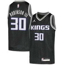 Sacramento Kings #30 Glenn Robinson III Jersey -Black