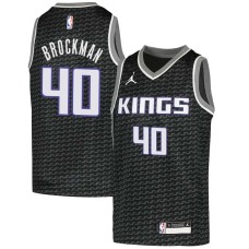 Sacramento Kings #40 Jon Brockman Jersey -Black