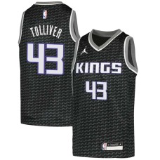 Sacramento Kings #43 Anthony Tolliver Jersey -Black