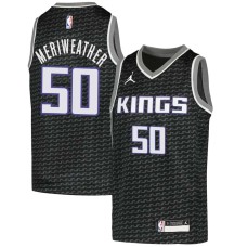 Sacramento Kings #50 Joe Meriweather Jersey -Black