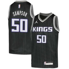 Sacramento Kings #50 Ralph Sampson Jersey -Black