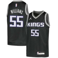 Sacramento Kings #55 Jason Williams Jersey -Black