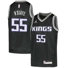 Sacramento Kings #55 Hamady N'Diaye Jersey -Black