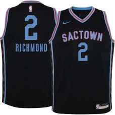 Sacramento Kings #2 Mitch Richmond Jersey -Black 2020-2021 City