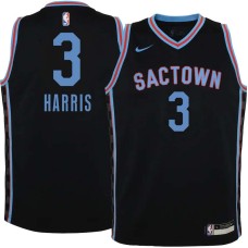 Sacramento Kings #3 Chris Harris Jersey -Black 2020-2021 City