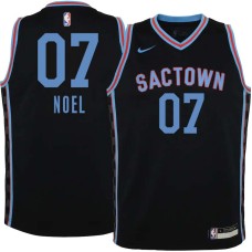 Sacramento Kings #07 Paul Noel Jersey -Black 2020-2021 City