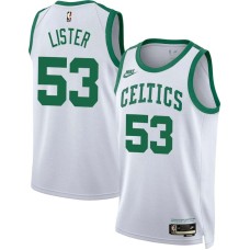 Boston Celtics #53 Alton Lister Jersey -White Classic