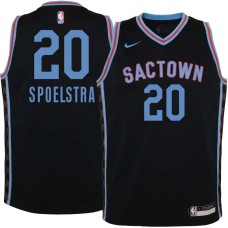 Sacramento Kings #20 Art Spoelstra Jersey -Black 2020-2021 City