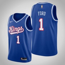 Sacramento Kings #1 Phil Ford Jersey -Blue Throwback