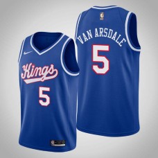 Sacramento Kings #5 Tom Van Arsdale Jersey -Blue Throwback