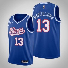 Sacramento Kings #13 Sarunas Marciulionis Jersey -Blue Throwback