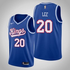 Sacramento Kings #20 Doug Lee Jersey -Blue Throwback