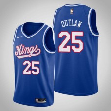 Sacramento Kings #25 Travis Outlaw Jersey -Blue Throwback