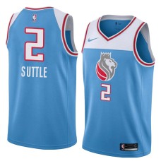 Sacramento Kings #2 Dane Suttle Jersey -Lion head 2018-2019