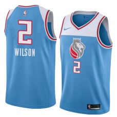 Sacramento Kings #2 Othell Wilson Jersey -Lion head 2018-2019