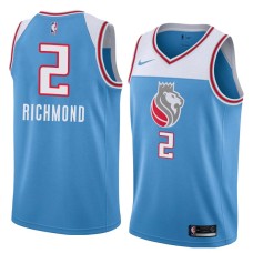 Sacramento Kings #2 Mitch Richmond Jersey -Lion head 2018-2019