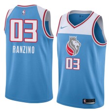 Sacramento Kings #03 Sam Ranzino Jersey -Lion head 2018-2019