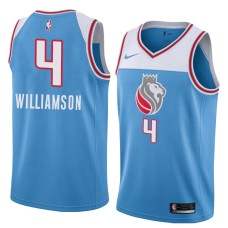 Sacramento Kings #4 Corliss Williamson Jersey -Lion head 2018-2019