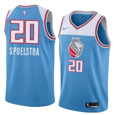 Sacramento Kings #20 Art Spoelstra Jersey -Lion head 2018-2019