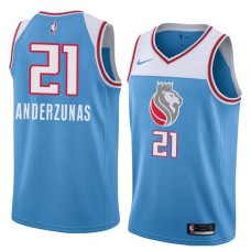 Sacramento Kings #21 Wally Anderzunas Jersey -Lion head 2018-2019