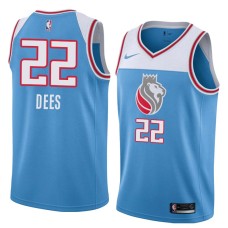 Sacramento Kings #22 Archie Dees Jersey -Lion head 2018-2019