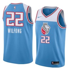 Sacramento Kings #22 Win Wilfong Jersey -Lion head 2018-2019