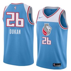 Sacramento Kings #26 Duje Dukan Jersey -Lion head 2018-2019