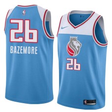 Sacramento Kings #26 Kent Bazemore Jersey -Lion head 2018-2019