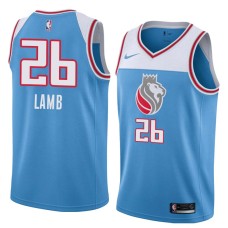 Sacramento Kings #26 Jeremy Lamb Jersey -Lion head 2018-2019