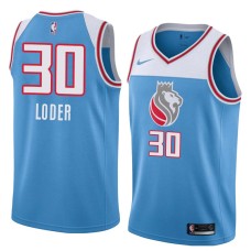 Sacramento Kings #30 Kevin Loder Jersey -Lion head 2018-2019