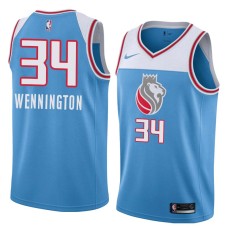 Sacramento Kings #34 Bill Wennington Jersey -Lion head 2018-2019