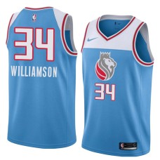 Sacramento Kings #34 Corliss Williamson Jersey -Lion head 2018-2019