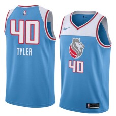 Sacramento Kings #40 Terry Tyler Jersey -Lion head 2018-2019