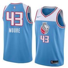 Sacramento Kings #43 Otto Moore Jersey -Lion head 2018-2019