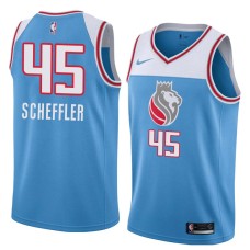 Sacramento Kings #45 Steve Scheffler Jersey -Lion head 2018-2019