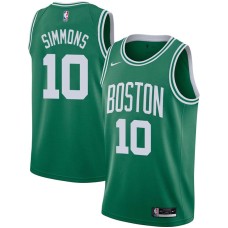 Boston Celtics #10 Connie Simmons Jersey -Green