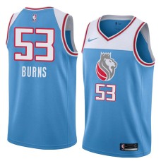 Sacramento Kings #53 Evers Burns Jersey -Lion head 2018-2019