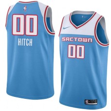 Sacramento Kings #00 Lew Hitch Jersey -SACTOWN 2019-2020 Light Blue