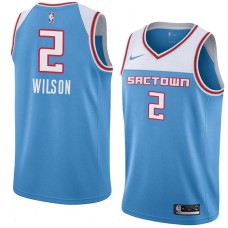 Sacramento Kings #2 Othell Wilson Jersey -SACTOWN 2019-2020 Light Blue