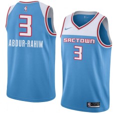 Sacramento Kings #3 Shareef Abdur-Rahim Jersey -SACTOWN 2019-2020 Light Blue